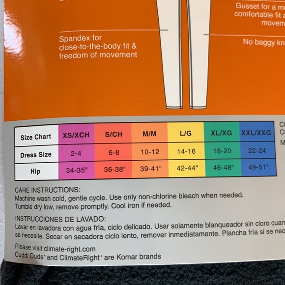 Cuddl Duds Stretch Fleece Legging - Picture 8 of 12